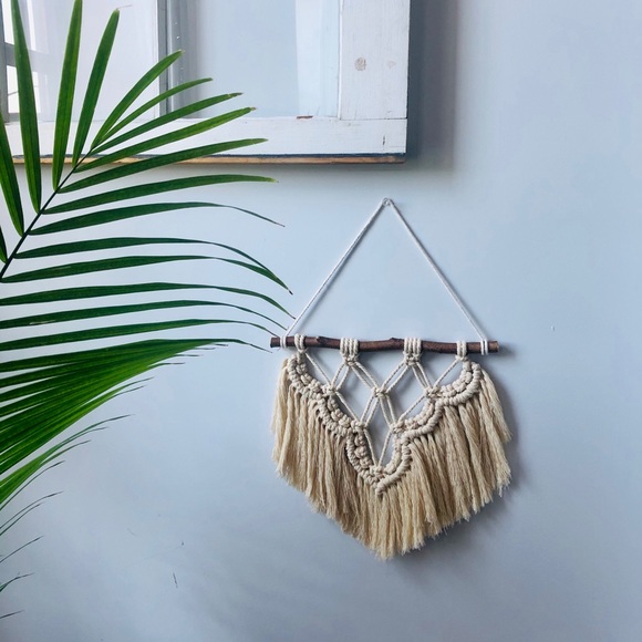 Handmade Macrame Wall Hanging - Picture 6 of 6